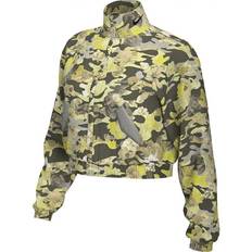 Blumen - Damen Oberbekleidung Nike Women Sportswear Woven Jacket - Cargo Khaki/Light Army/Medium Olive/Black