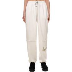 Nike Women Sportswear Swoosh High-Rise Joggers - Phantom/Black/Black/Sand Drift