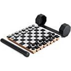 Rolz Chess/Checkers Set Black