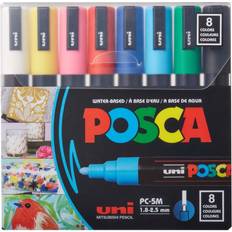 Uni Posca PC-5M Medium Markars 8-pack