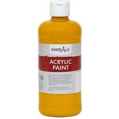 Handy Art Acrylic Paint 16 oz, Deep Yellow, PK3 Deep Yellow