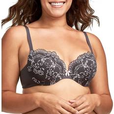 Maidenform Love the Lift Push Up & In Underwire Bra - Rising Smoke W/Gentle Peach