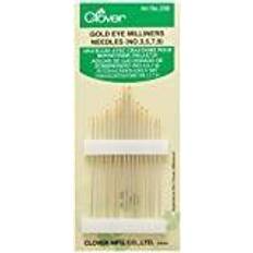 Forniture per Cucito Clover Gold Eye Milliners Needles-Size 3/9 16/Pkg