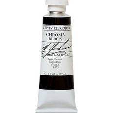M. Graham M. Graham Artists' Oil Color Chroma Black, 37 ml tube