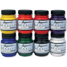 Jacquard Textile Color Fabric Paint 2.25oz 8/Pkg-Primary & Secondary Colors