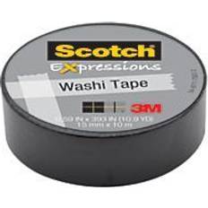 Black Crafts Scotch 3M Washi Tape -Black