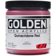Golden Open Acrylics Quinacridone Red, 8 oz Jar