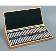 Crayons Sennelier Sennelier Oil Pastel Set Assorted Colors, Wood Box, Set of 50