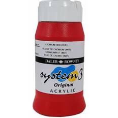 Daler Rowney Daler-Rowney System 3 Acrylics Cadmium Red Hue, 500 ml bottle