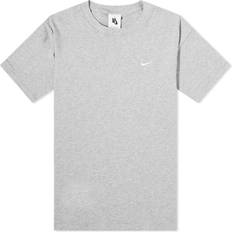 Nike Solo Swoosh T-shirt - Dark Grey Heather/White