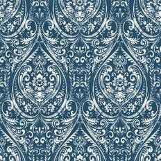 Nuwallpaper NuWallpaper Bohemian Damask Indigo Peel & Stick Wallpaper