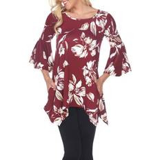 White Mark Women's Blanche Tunic Top - Red