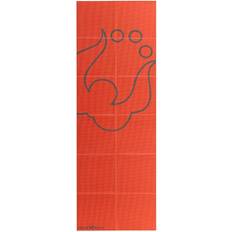 Red Yoga Equipment Natural Fitness Roam Folding Yoga Mat