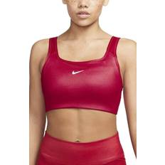 Rojo Sujetadores Nike Dri-fit Swoosh Women's Me Mystic Hibiscus/White Female