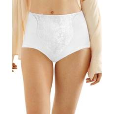 3XL Panties Bali Lace Panel Shaping Brief 2-pack - White