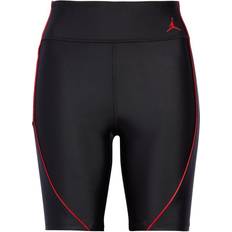 Nike Cycling Shorts Nike Jordan Essentials Mid-Rise Bike Shorts Women - Black/Black/University Red