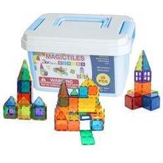 Magnetic building blocks Zunammy Kids Magnetic Building Blocks Tile Set (39-Piece)