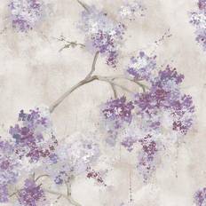 Cherry blossom wallpaper RoomMates Weeping Cherry Tree Purple Blossom Peel and Stick ( 312210036)