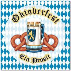 Oktoberfest Paperiset lautasliinat Beistle Oktoberfest Luncheon Napkins- 12 pack(16/Pkg)(2-Ply)