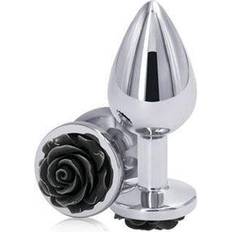 Rose plug NS Novelties Rear Assets Rose Anal Plug Medium Black