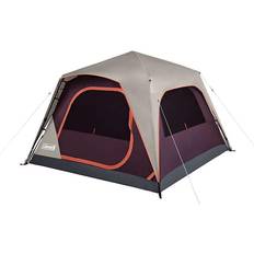 Purple Tents Coleman Skylodge 4-Person Instant Camping Tent, Blackberry