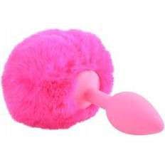 Bunny butt plug Sexleksaker Neon Bunny Tail Pink