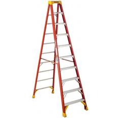 Step Ladders Werner Type 1A Fiberglass Step Ladder Orange