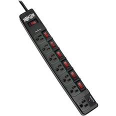 Electrical Accessories Tripp Lite TRPTLP76MSGB Eco-Surge 7-Outlet Surge Protector, Black