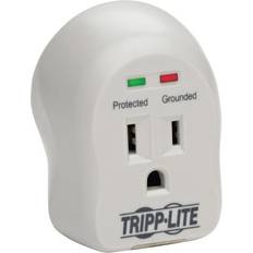 White Surge Protectors Tripp Lite SPIKECUBE 1-way