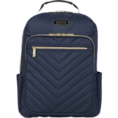 Chelsea Chevron Quilted Computer Backpack 15.6" - Navy