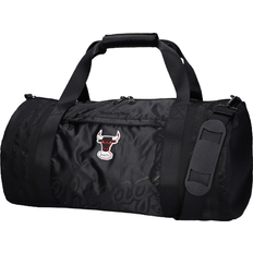 Chicago Bulls Hardwood Classics Satin Duffel Bag - Black