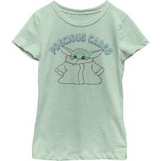 Fifth Sun Girl's Star Wars The Mandalorian The Child Precious Cargo T-shirt - Mint (STMD00133GTS)