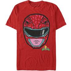 Power rangers helmet Fifth Sun Power Rangers Red Ranger Helmet T-shirt - Red