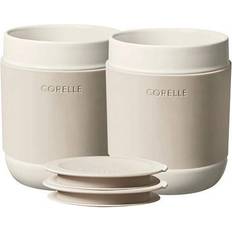 Oven Safe - Stoneware Travel Mugs Corelle - Travel Mug 39.924cl 4pcs