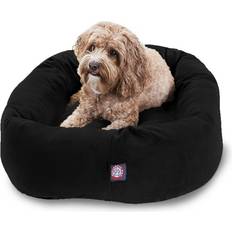 Dog - Dog Beds, Dog Blankets & Cooling Mats Pets Majestic Suede Bagel Whole Dog Bed Medium