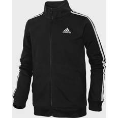 Adidas Black Jackets Children's Clothing Adidas Boy's Iconic Tricot Jacket - Black (CJ9532)