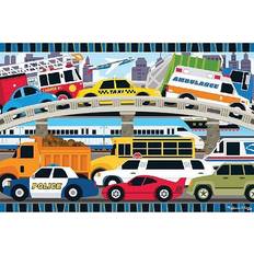 Floor Jigsaw Puzzles Melissa & Doug Traffic Jam Floor Puzzle 24 Pieces