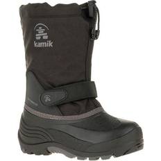 Drawstring Children's Shoes Kamik Kids' Waterbug 5 - Black/Charcoal