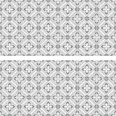 White Self-adhesive Decorations RoomMates Galway Gray Tile Backsplash