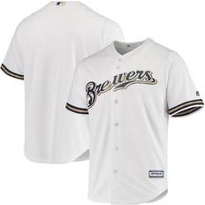 Majestic Milwaukee Brewers Home Official Cool Base Jersey Sr