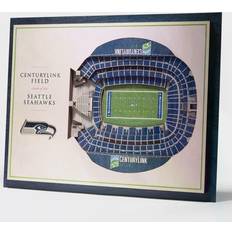 YouTheFan Seattle Seahawks 3D Stadium Wall Art