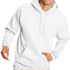 Hanes EcoSmart Pullover Hoodie Unisex - White