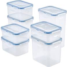 Lock & Lock Easy Essentials 14-Piece Rectangular Container Set Contenitore da Cucina 14pcs