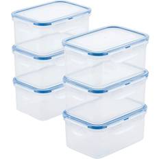 Lock & Lock Easy Essentials Kitchen Container 6pcs 0.5L