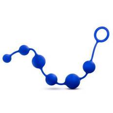 Blauw Anal Beads Blush Novelties Performance 16 Inch Silicone Anal Beads Indigo Blue