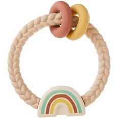 Itzy Ritzy Ritzy Rattle with Teething Rings Neutral Rainbow