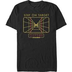 Clothing Fifth Sun Star Wars Stay on Target Line T-shirt - Black