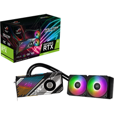 24 GB - GeForce RTX 3090 Ti Grafikkort ASUS ROG Strix LC GeForce RTX 3090 Ti OC Edition 2xHDMI 3xDP 24GB