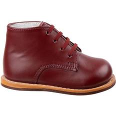 Leather First Steps Children's Shoes Josmo Toddler First Walker Boots - Burgundy