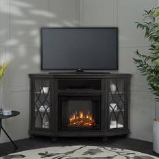 Corner fireplace tv stand Real Flame Lynette